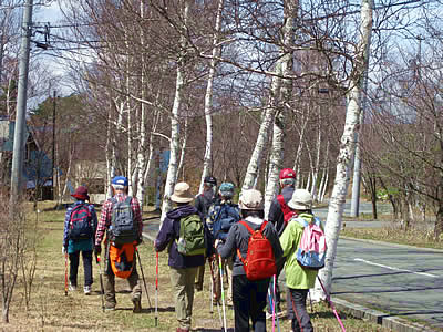 4月4日定例ウォーキング