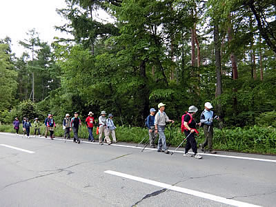7月4日定例ウォーキング