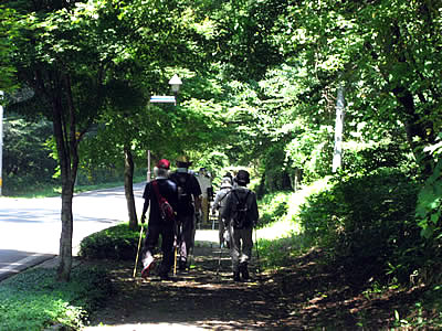 8月6日定例ウォーキング