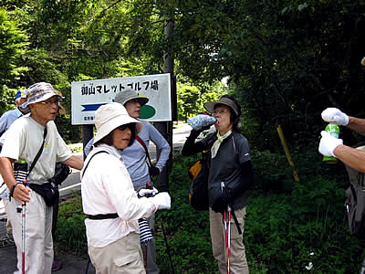 8月6日定例ウォーキング