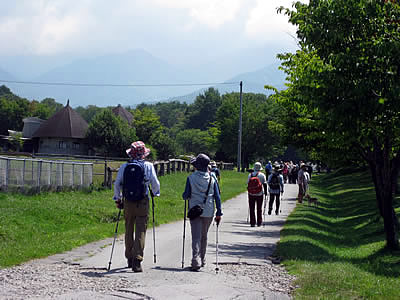 8月4日定例ウォーキング