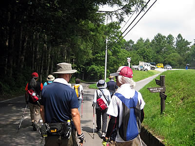 8月3日定例ウォーキング