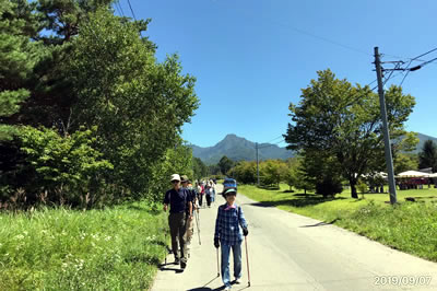 9月7日定例ウォーキング