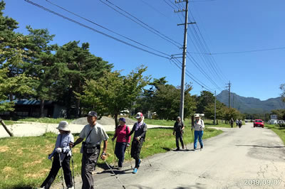 9月7日定例ウォーキング