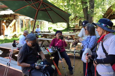 9月7日定例ウォーキング