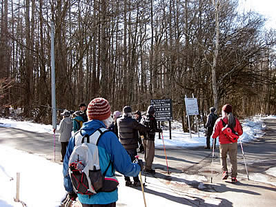 1月4日定例ウォーキング