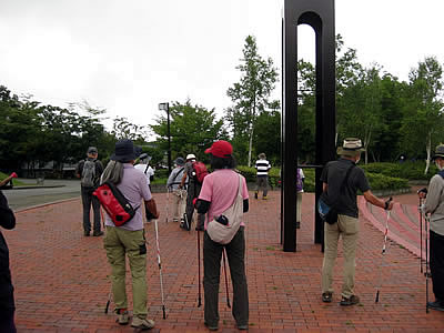 8月6日定例ウォーキング