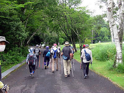 8月6日定例ウォーキング