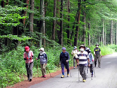 8月6日定例ウォーキング