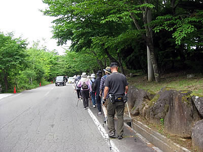 7月6日定例ウォーキング
