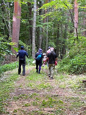 8月9日定例ウォーキング