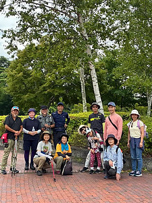 8月9日定例ウォーキング